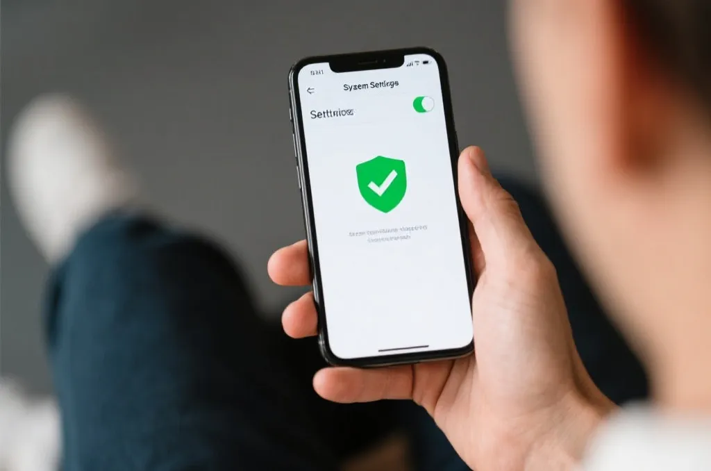 iPhone设置菜单中的VPN与设备管理界面